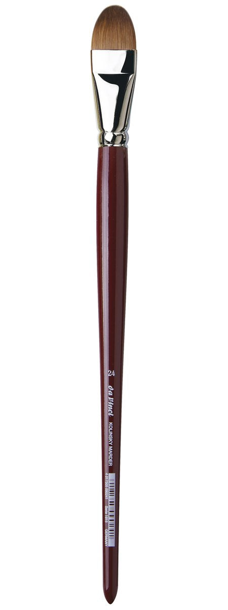 da Vinci Oil & Acrylic Series 1815 Oil Paint Brush, Filbert Kolinsky Red Sable, Size 24 (1815-24)