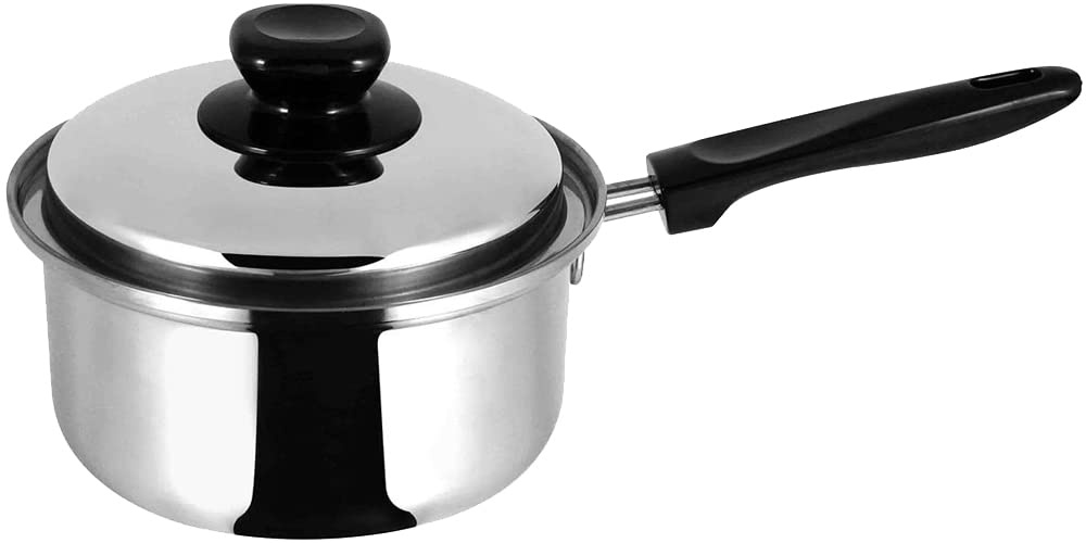 Tafuco A-2271 Single-Handle Pot, 5.5 inches (14 cm), Induction Compatible, Ultra Series, Three-Layer Steel, Made in Japan