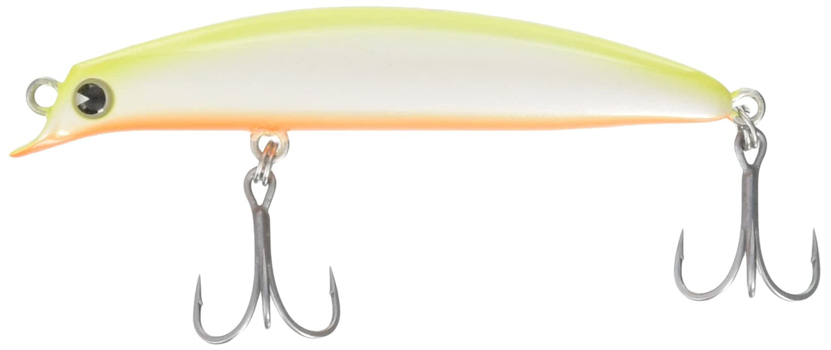 AMS Design (ima) #SKS75-102 Minnow Sasuke SS 3.0 inches (75 mm), 0.2 oz (7 g) Chart Back Pearl Lure