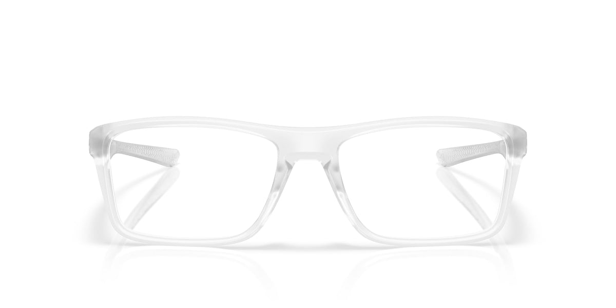 Oakley OX8178 Rafter Prescription Eyewear Frames, Matte Clear/Demo Lens, 55 mm