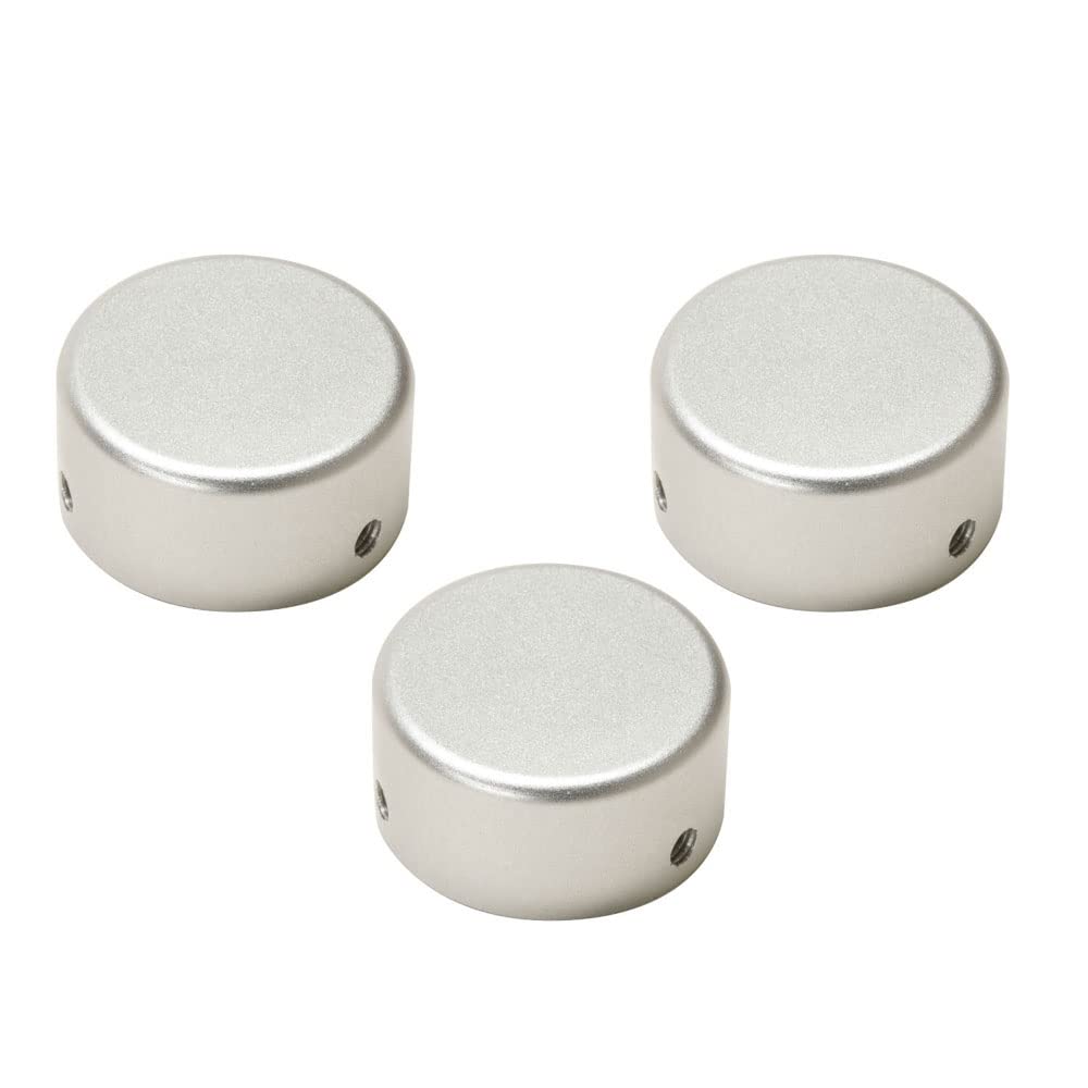K.E.S ESH-3 SIL Effector Switch Hat, Set of 3, Silver