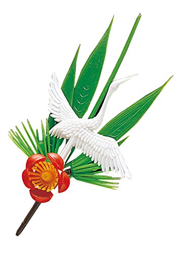 Pretty Flower (200 Pieces) with White Crane, Matsutake Plum S-6