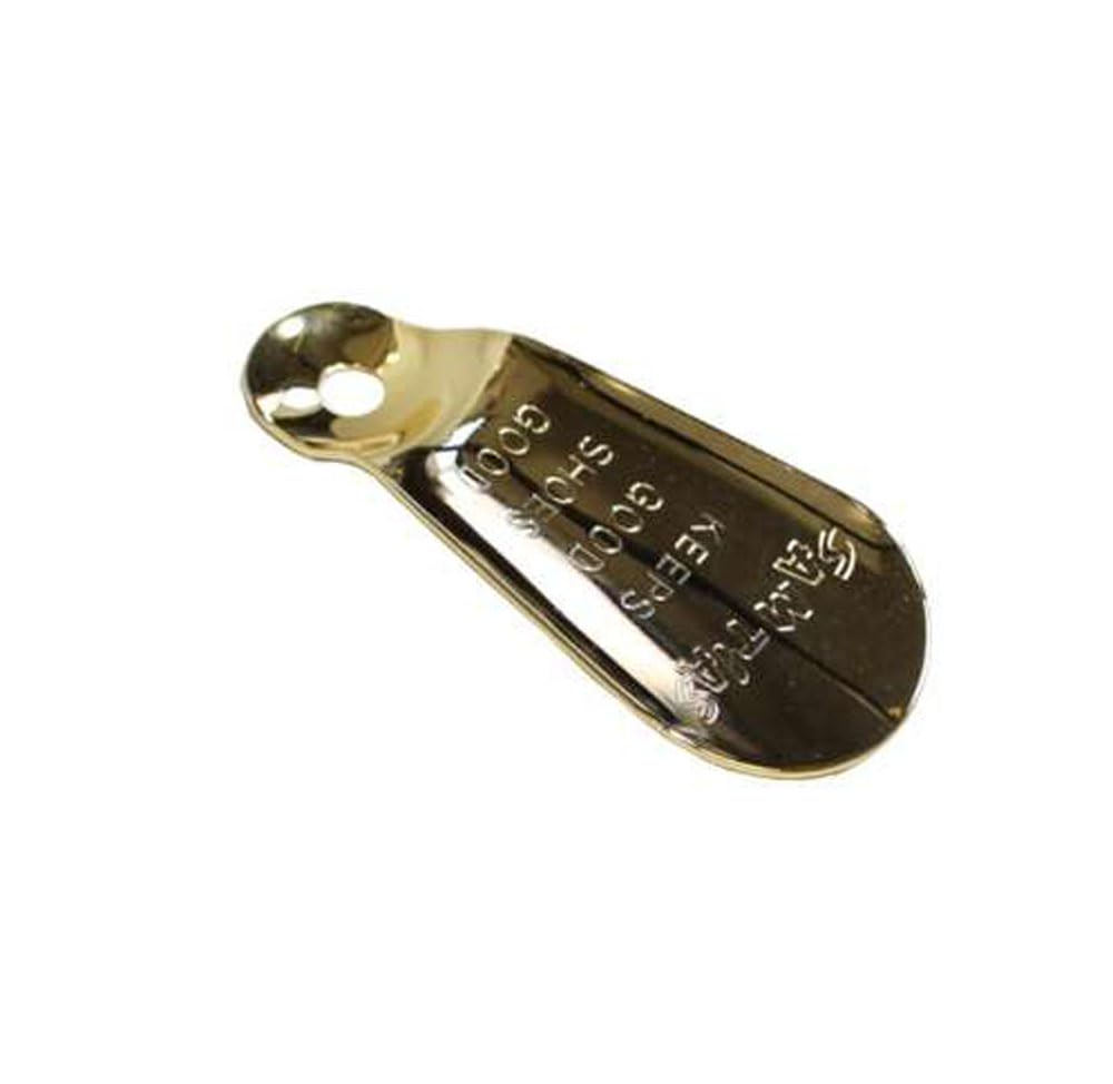 M-world Samtias Brass metal Shoe horn (made in japan) Gold