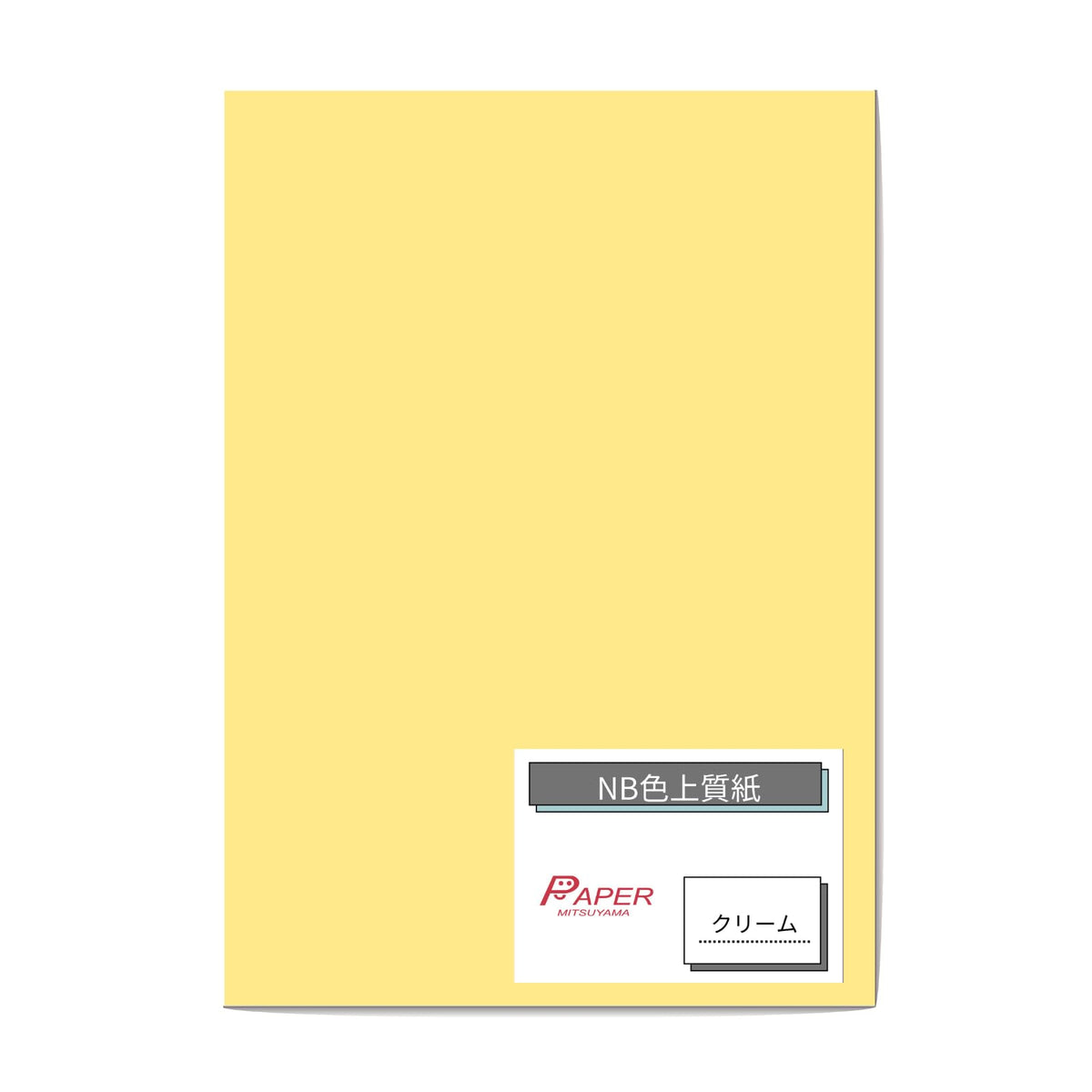 [色紙 Color Paper] NB Color High-quality paper 薄口 A3 500 Sheets/ , crema