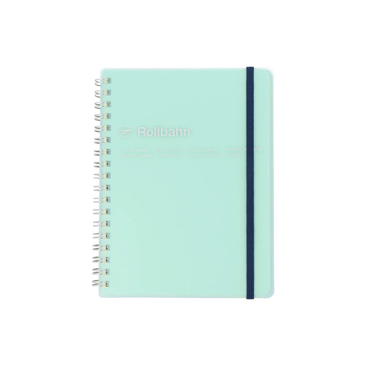 Delfonics Rollbahn Spiral Clear Notebooks: 5-1/2 in. x 7 in. (Blue) / B6 Notebook