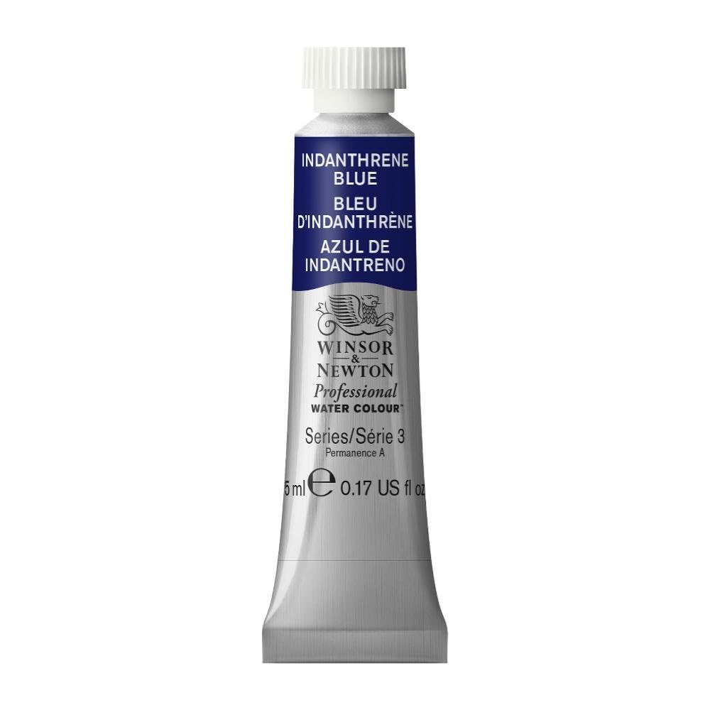 Winsor & Newton Professional Watercolor, 5ml Tube, Indanthrene Blue