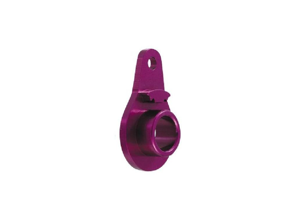 Square Aluminum servo Saver (for Tamiya High Torque Servo Saver) Purple one Hole TGE-22P