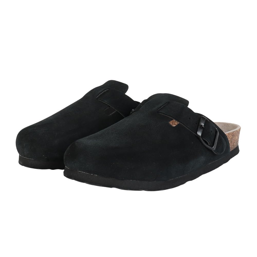 Genuines Riva Sandals, Black, 25.0 cm
