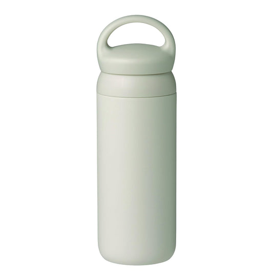 KINTO 21091 Day-off Tumbler, 16.9 fl oz (500 ml), White, Double Wall Vacuum Construction, Hot and Cold Insulation, Water Bottle
