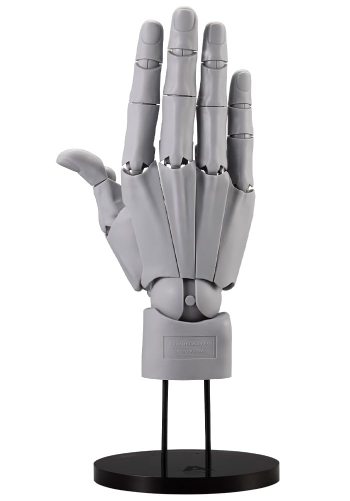 Kotobukiya Takahiro Kagami ARTIST SUPPORT ITEM Hand Model MEN'S/R -GRAY 1/1 Scale Action Figure