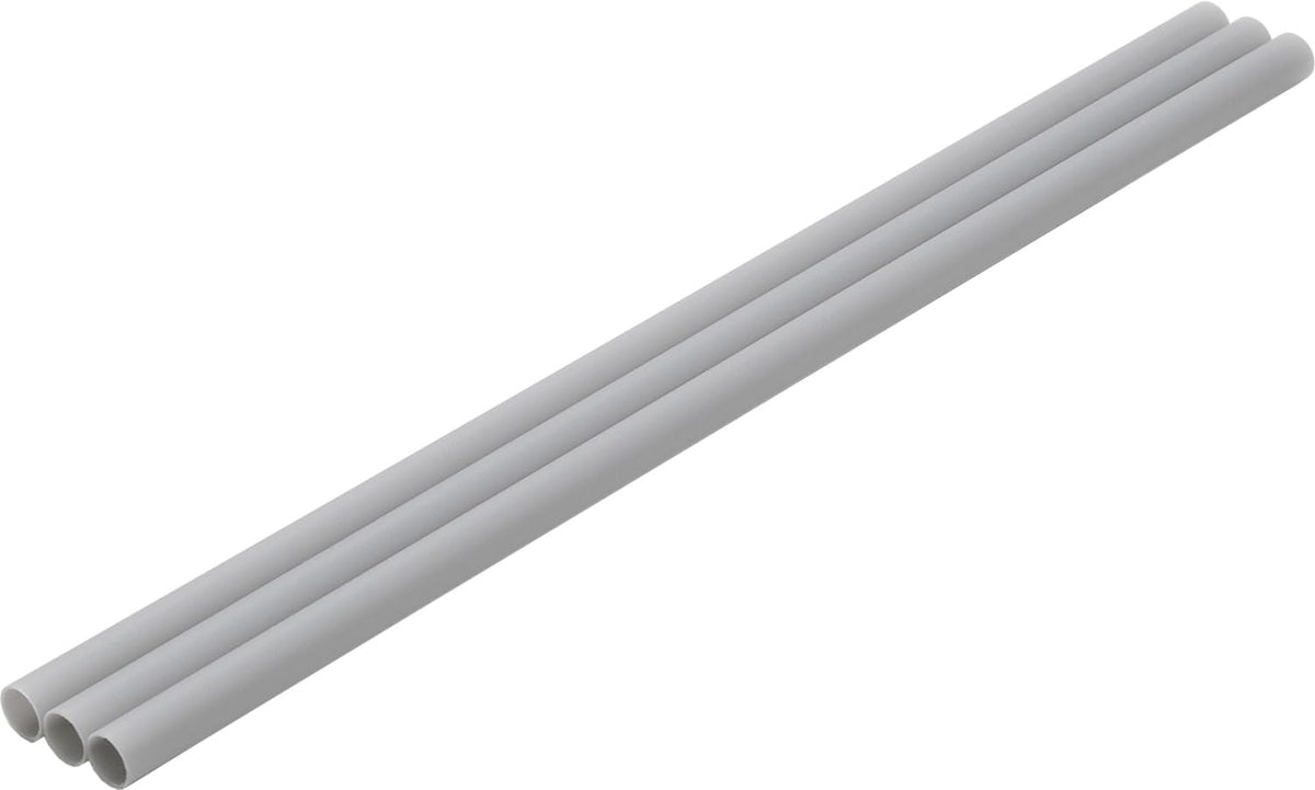Wave Material Series OM-557 Plastic Pipe, Gray, Wall Thick, Outer Diameter 0.4 inches (9.5 mm), 3 Pieces, Hobby Material