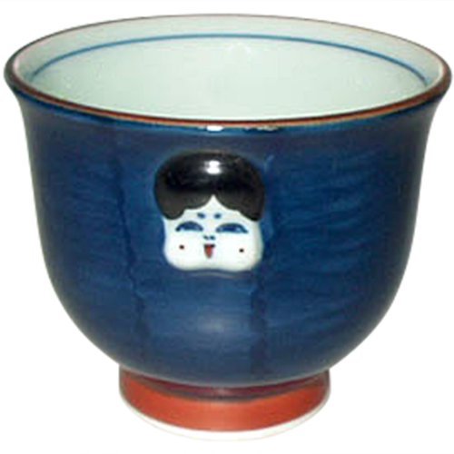Yunomi Stylish, Okame Sencha/Arita Ware Japanese Cup Porcelain/Size: 3.1 x 2.6 inches (8 x 6.7 cm), No. 071969