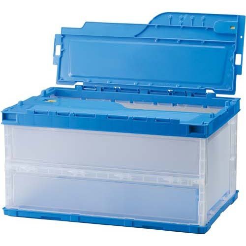 三甲 Lightweight Thin Oricon Lid One-Piece 40l Translucent