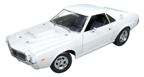 American Muscle 1/18 AMC AMX Hurst S / S 1969 by Frost White (Japan import / Package and manual are in Japanese)