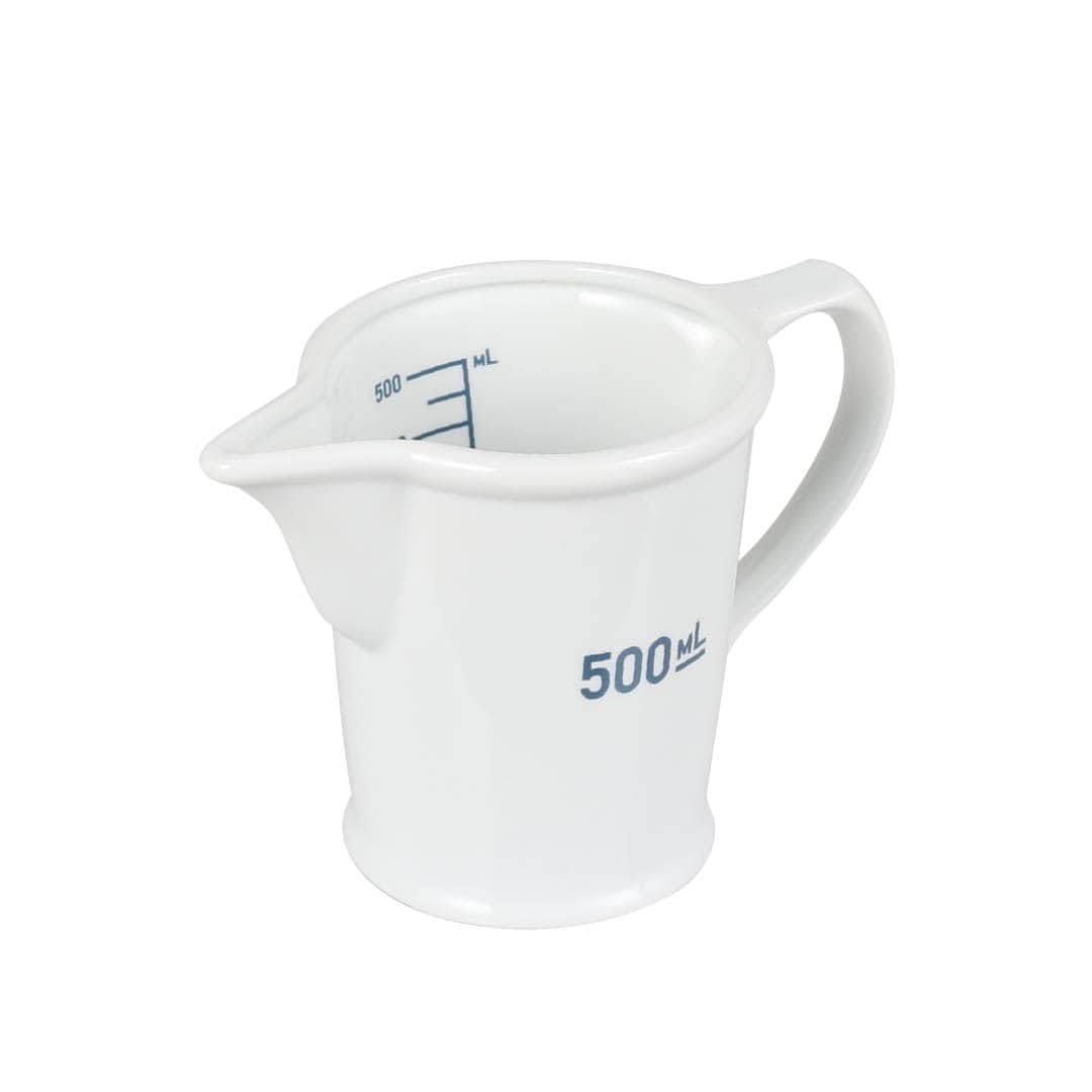 Dulton M-0668-500 PORCELAIN JUG Measuring Cup, 16.9 fl oz (500 ml), Porcelain, Heat Resistant, Dishwasher Safe, Oven Safe, Height 4.9 inches (12.5 cm), Width 7.3 inches (18.5 cm), Depth 4.1 inches