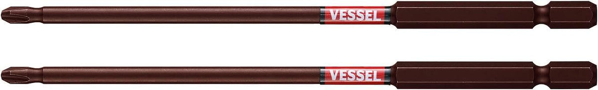 VESSEL Recessed SAKISUBO Bit(2 piece set) [No.SS162150] (Ph No.2 x O/D 4.5 x 150 2PC Set) (Japan Import)