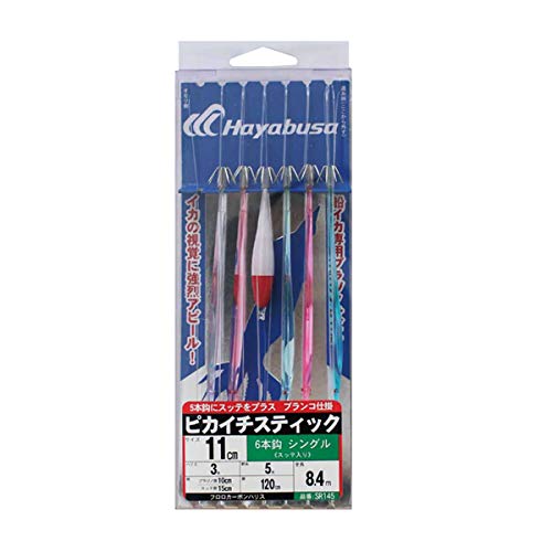 Hayabusa SR145 11-3 Pikaichi Stick, 4.3 inches (11 cm), S, 6 Pieces