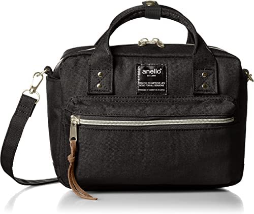 Anero POST ATC1223Z 2-Way Shoulder Bag, A5, Multiple Storage, Black
