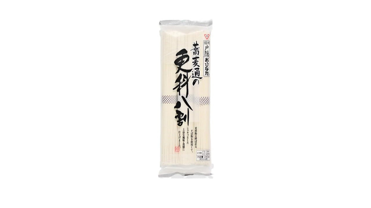 Obinata Soba Noodle Sarahashi 80% 240g