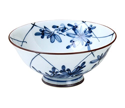 シートゥーシー ジャパン(Ctoc Japan) Rice Bowl, Stylish, Lattice Chrysanthemum, Chazuke (Large), Japanese Rice Bowl Porcelain/Size: 5.0 x 2.1 inches (12.4 x 5.4 cm), No. 658948