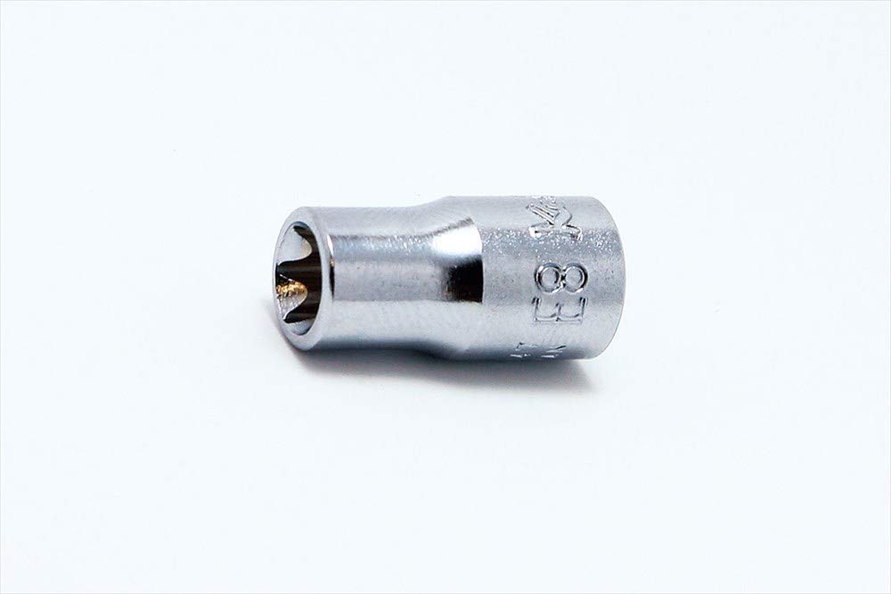 Ko-ken 2425-E8 1/4 Sq. Dr. TORX E8 Socket - Length 22mm