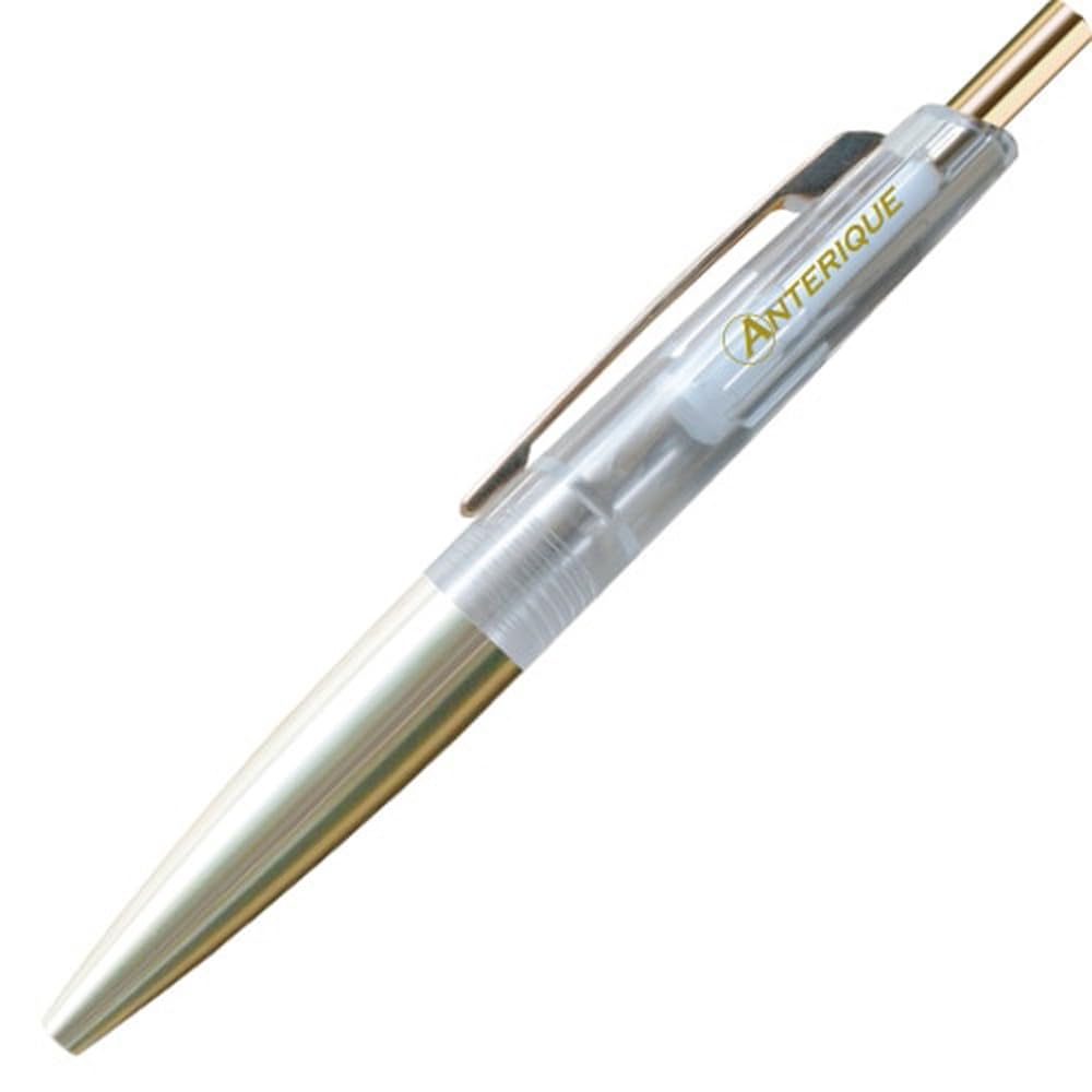 アンテリック(Anterique) Antelic BP20-CC Oil Based Ballpoint Pen, 0.5mm, Mini Size, Crystal Clear