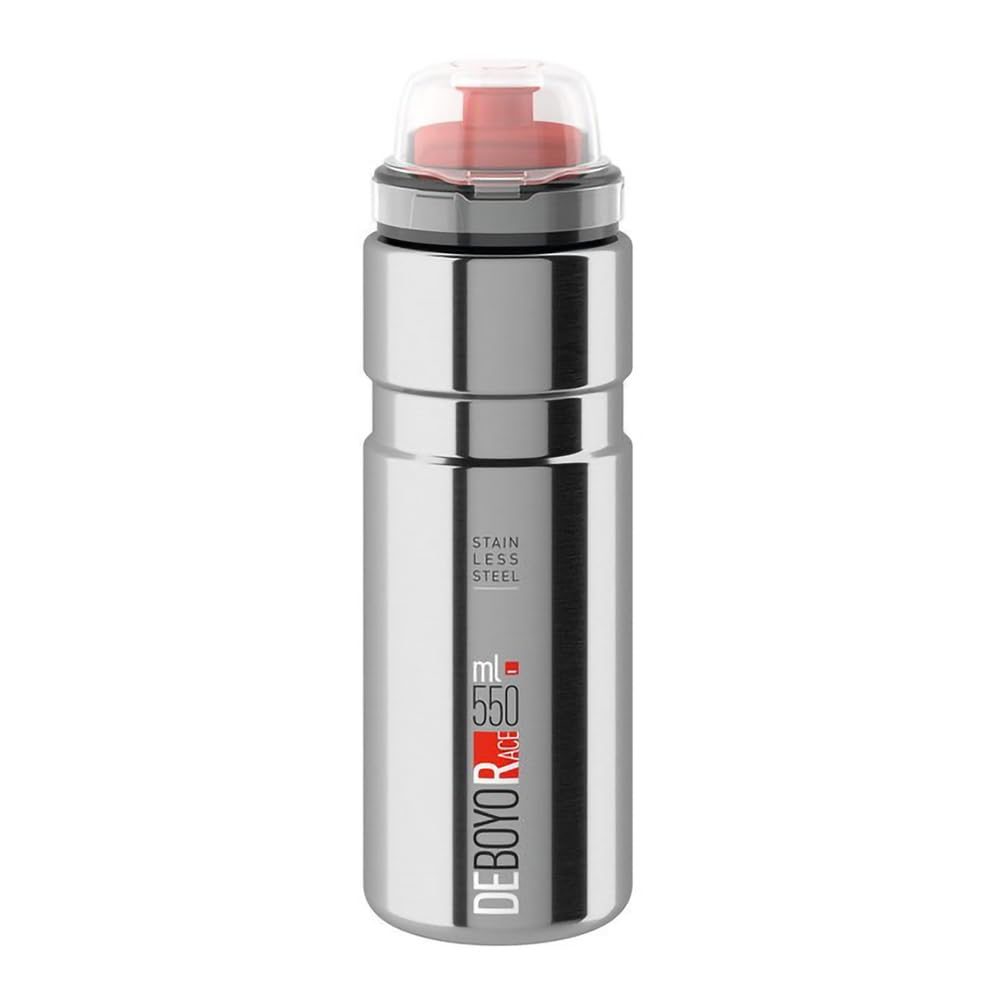 Elite Deboyo Race Water Bottle 550ml – Lightweight Cycling Bottle – BPA-Free – For Road Bike, MTB & Gravel Cycling