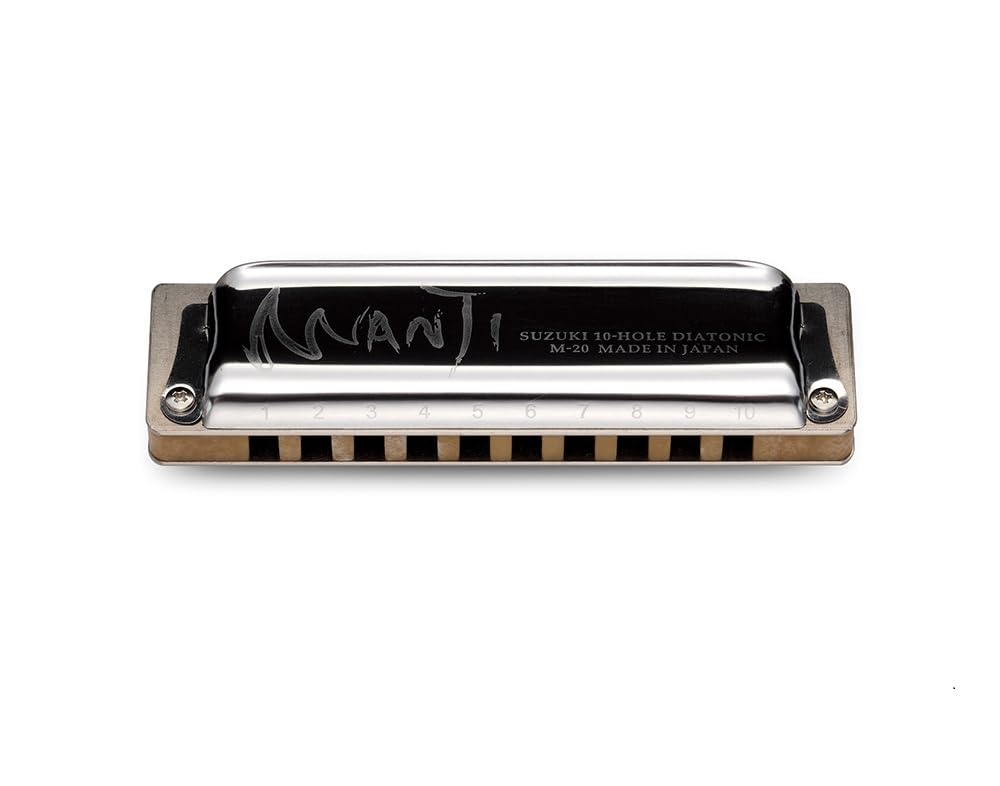 Suzuki Harmonica, Silver (M-20 NLow-F)
