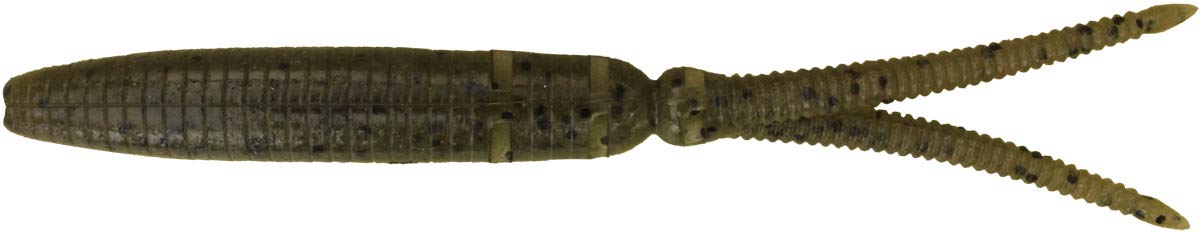 IMAKATSU Worm Jabashad is-Plus Twin-Tail 5-Inch Eco Compatible #S-248 Imae Green Pumpkin Pepper