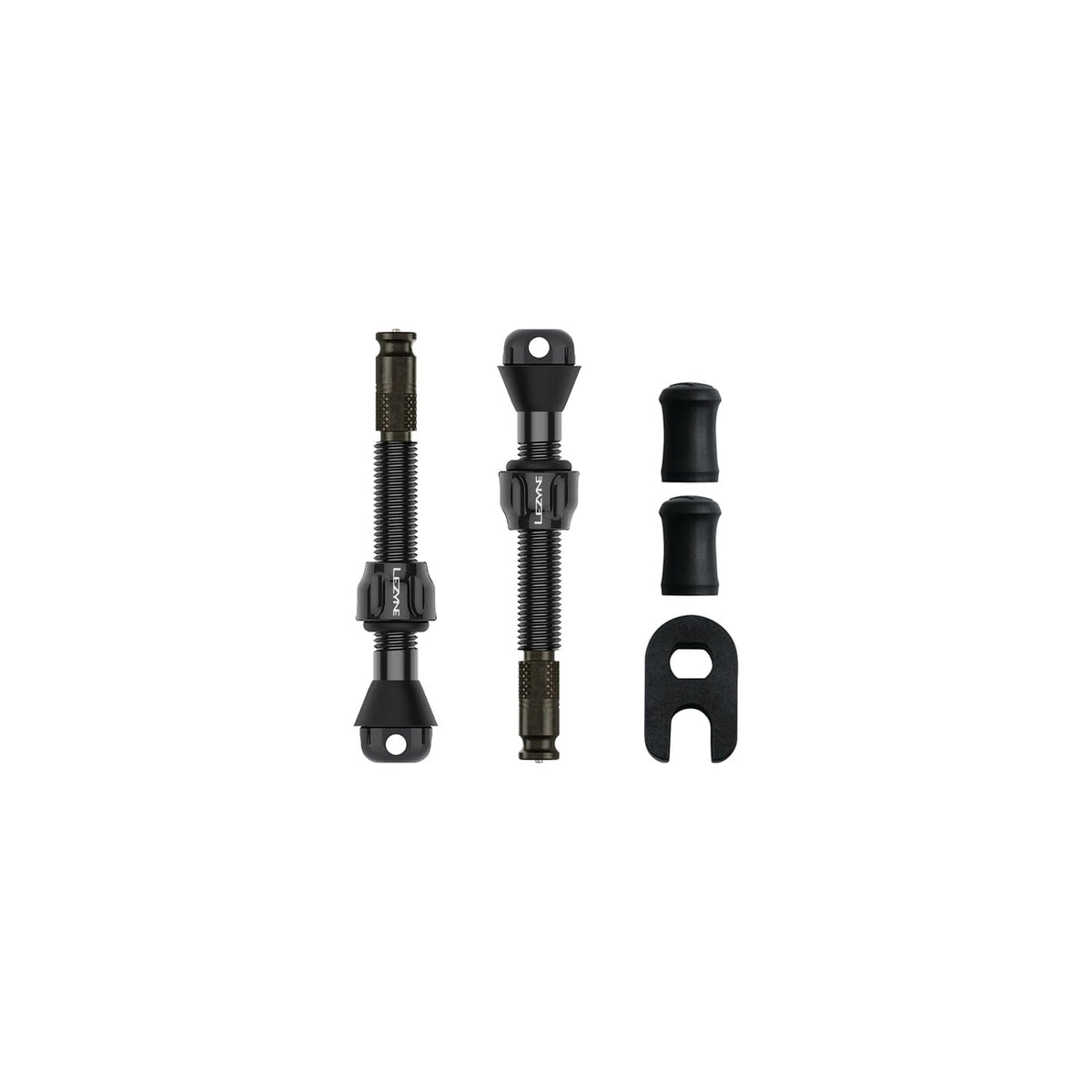 LEZYNE CLIK TLR Valve PRO Tubeless Valve for Bicycles, Instant Attachment and Removal, 1.7 inches (44 mm), Black