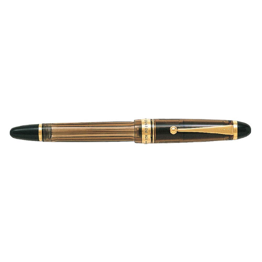 PILOT "CUSTOM 823 - Plunger Type/Transparent Brown (nib : Broad)