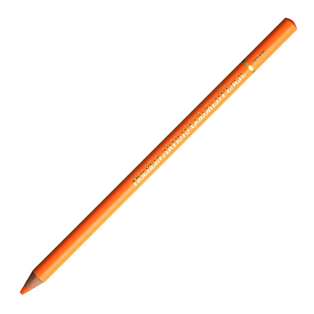 Colored pencil artist Holbein OP Luminous Orange -730