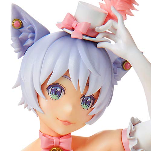 Burlesque Cat Belle White Cat Ver. 1/7 Scale PVC Painted Assembled Figure