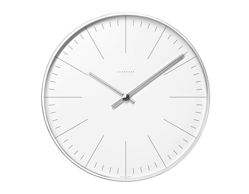 JUNGHANS Maxville Wall Clock 367 6046 00 367 6046 00, Dial Color - Silver, Minimalist Design Wall Hanging