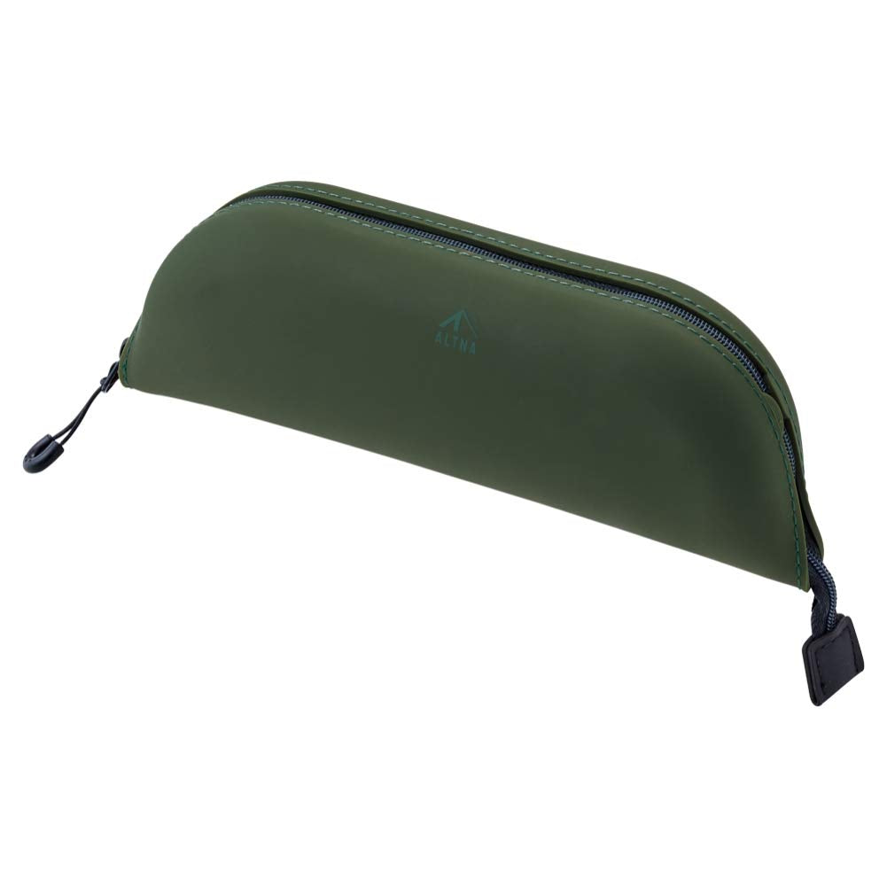 Lihit Lab A7762-22 Tray Pen Case, L, Olive