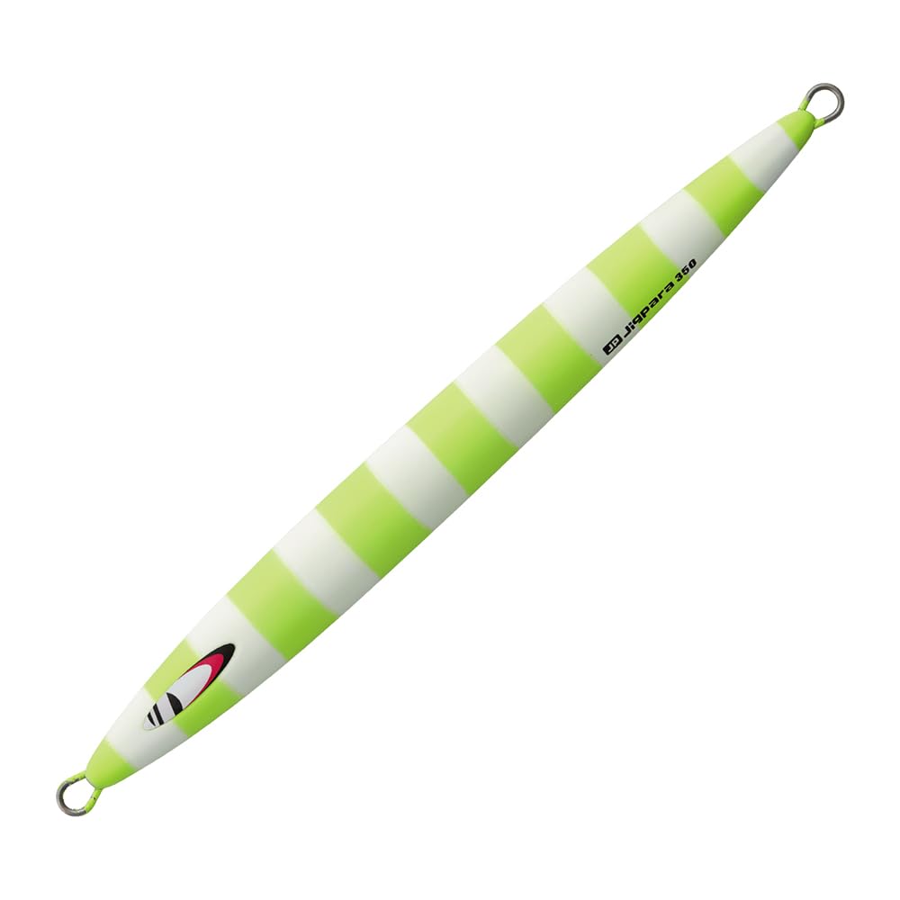 Major Craft Metal Jigs Jigpara Vertical Long Throw 17.6 oz (500 g) JPV-LS500#67 Matte Zebra Chart Yellow