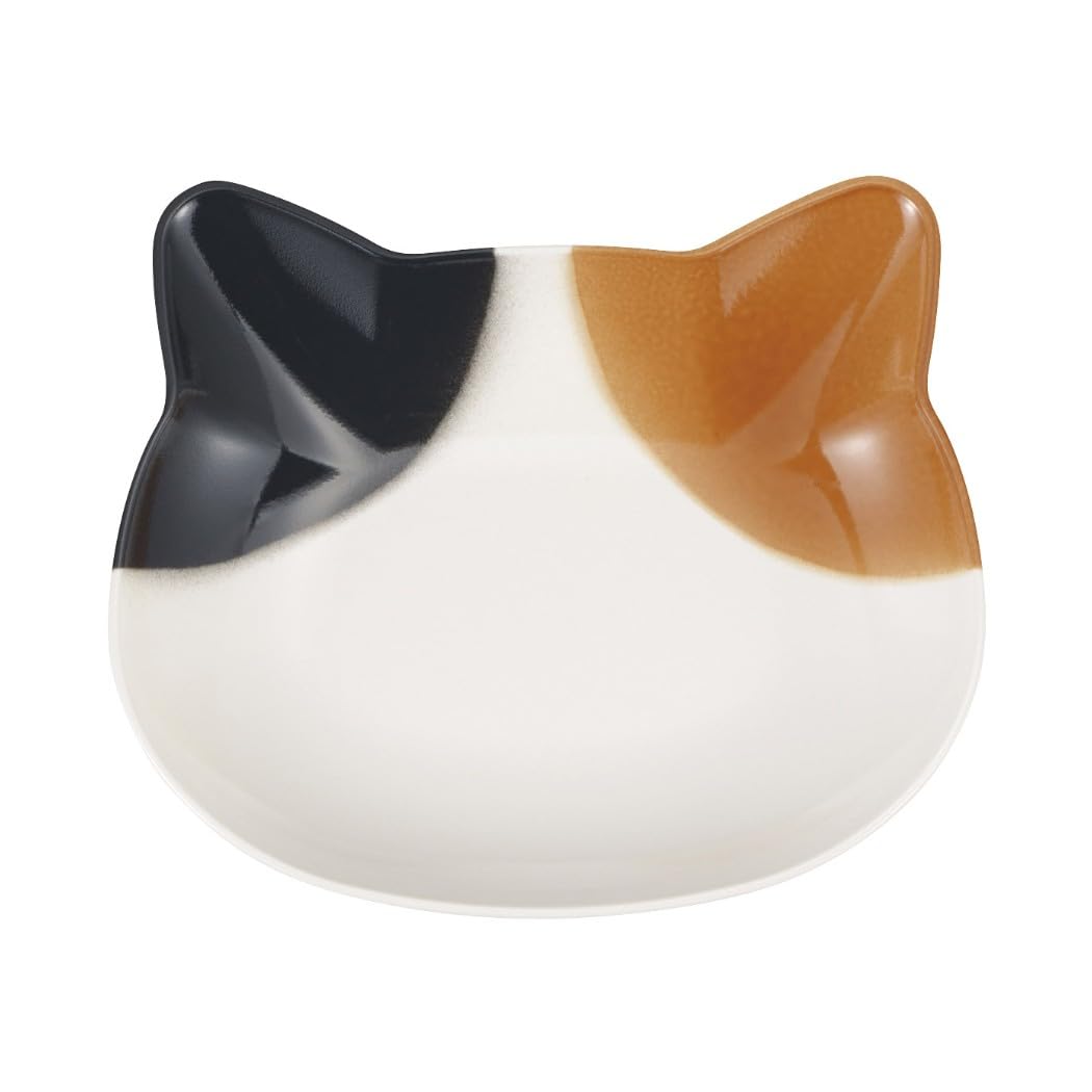 Nippon Pottery Catte Plate S Miké T96396070 [Cat Cute]