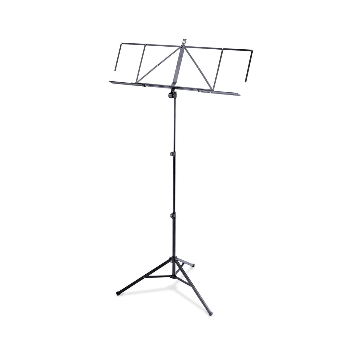 K&M - Konig & Meyer 10062.015.55 Music Stand Robby Plus - Extra Wide Expandable Desk - Sturdy Base - Adjustable Height - Compact - Professional Grade for Musicians - German Made - Black