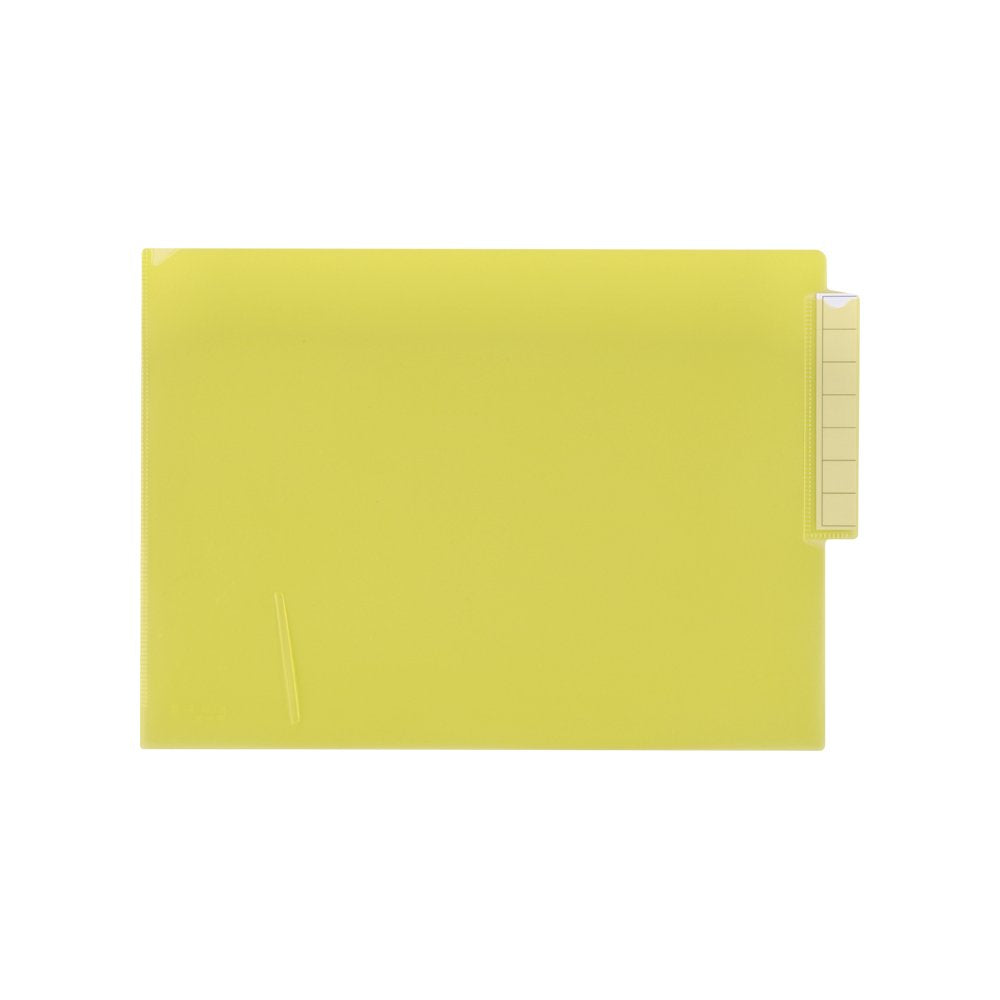 Lihit Lab., Inc. chart folder HK708-17 A4 Crystal yellow