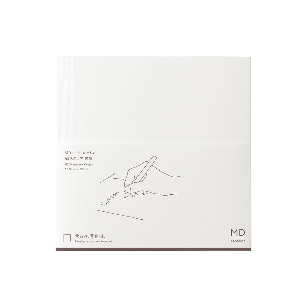 DESIGNPHIL Midori 15391006 MD Notebook, Cotton, Unruled A