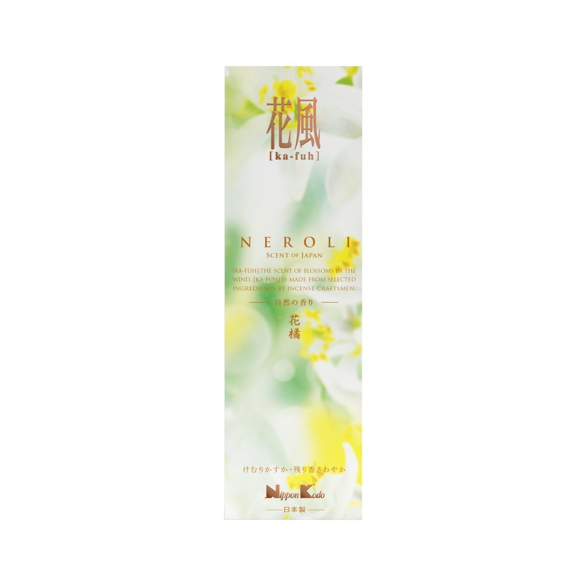 Nihon Kodo Ka-fuh Neroli Tachibana 27562 Japan Incense Stick Small Box