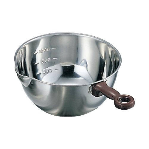 BAKER DEPOT 18-8 Scale with Hand, Single Mouth Ball, Medium (φ7.1 inches (180 mm)