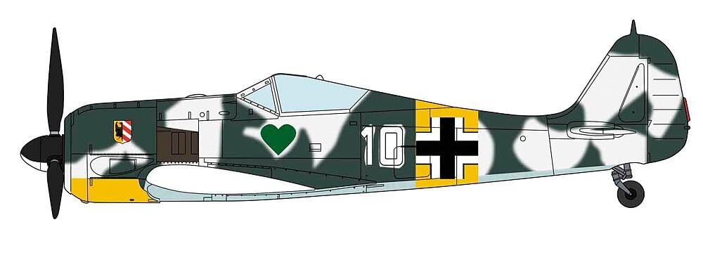 Hasegawa 07506 1/48 German Air Force 54th Combat Aviation Group Focke-Wulf Fw190A-4 Novotony Plastic Model