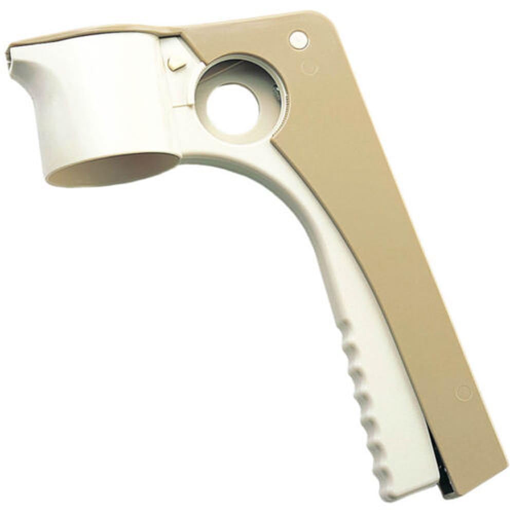 Tiger Crown 6772 Plastic Bottle Handle, Beige, 1.8 x 5.0 x 6.7 inches (45 x 128 x 170 mm), Plastic Bottle Server, ABS Resin, Airtight Grip, Open Bottle Opener Included