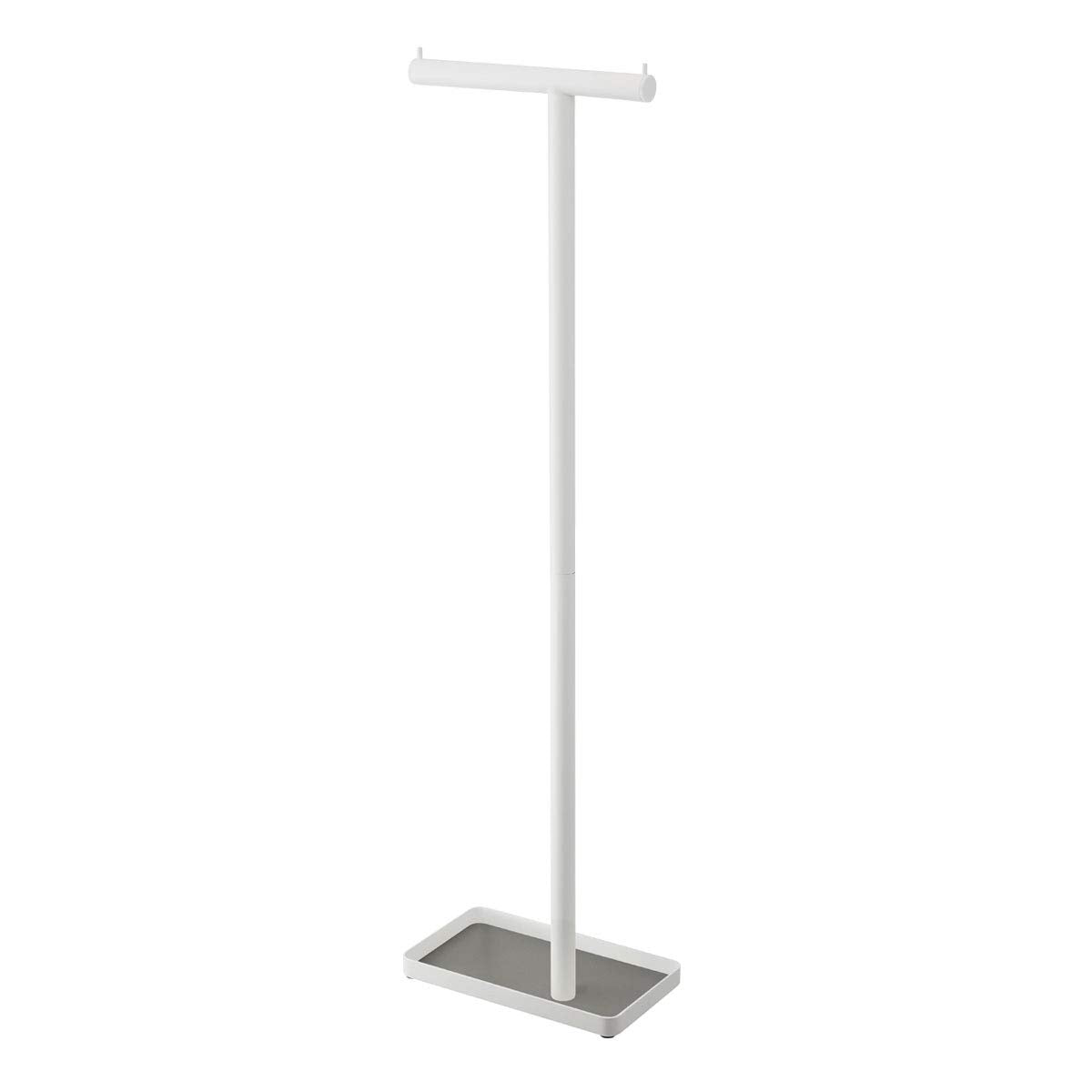 Yamazaki Umbrella stand, body: steel (powder coated) Cap: polypropylene Mat: silicone, white, 26.5 x 15 x 97 cm
