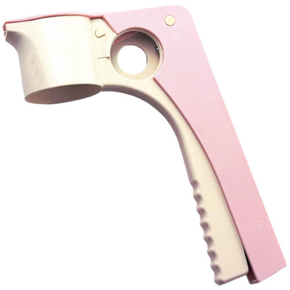 Tiger Crown 6770 PET Bottle Handle, Pink, 1.8 x 5.0 x 6.7 inches (45 x 128 x 170 mm), ABS Resin, Sealable, Squeeze to Open, Bottle Opener Included