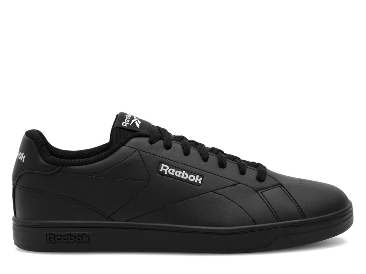 Reebok Unisex Court Clean Trainers, Black Black Pugry3, 9.5