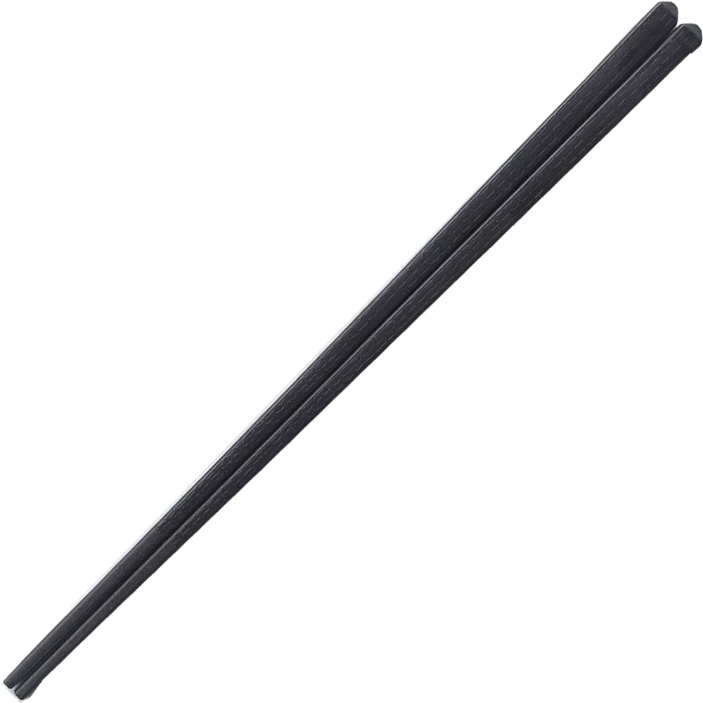 Fukui Craft SPS Resin Chopsticks, Made in Japan, Dishwasher Safe, Square Chopsticks, Black, 8.7 inches (22.2 cm)