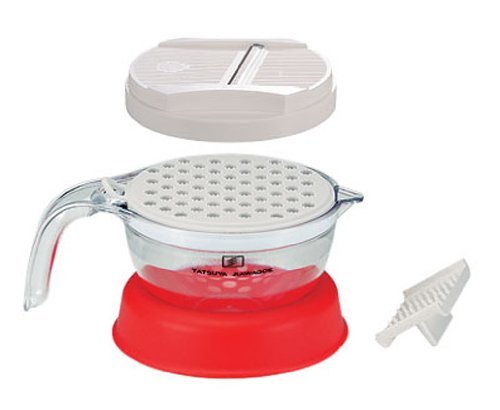 Yokoyama TKV-200 Tatsuya Kawagoe TKM Series Slicer, Red, When Stored: 5.5 x 7.8 x 4.1 inches (14 x 19.7 x 10.5 cm)