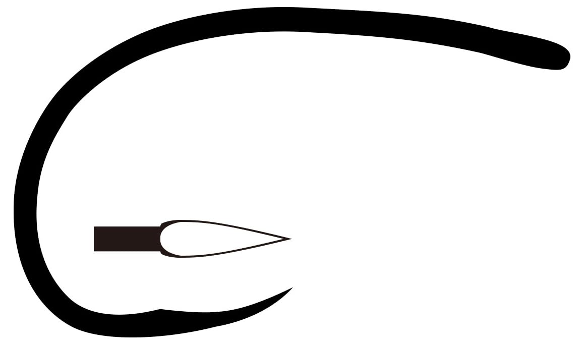 TIEMCO Q100 TMC2499SP-BL Fly Hook, No. 6